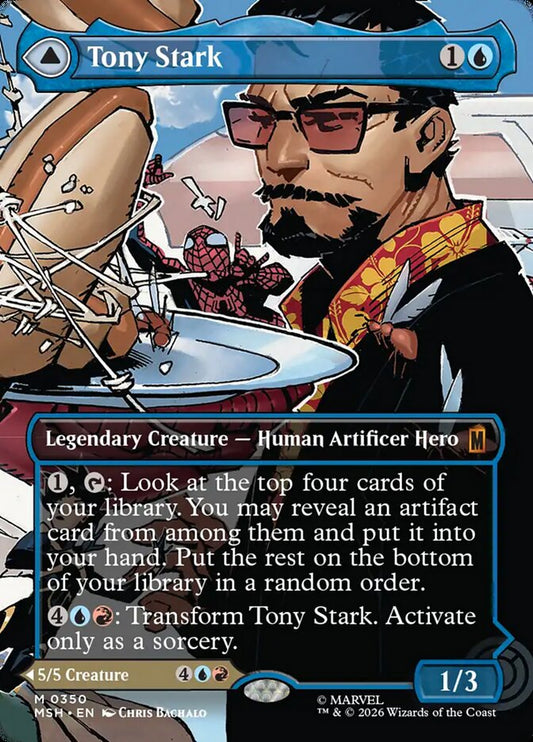 MSH-350 Tony Stark // The Invincible Iron Man  (Borderless) | Mythic (EN)