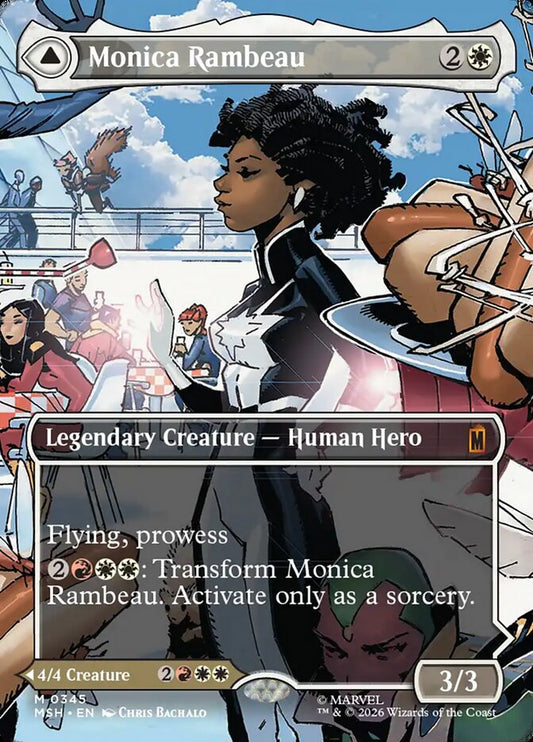MSH-345 Monica Rambeau // Photon, Living Light  (Borderless) | Mythic (EN)