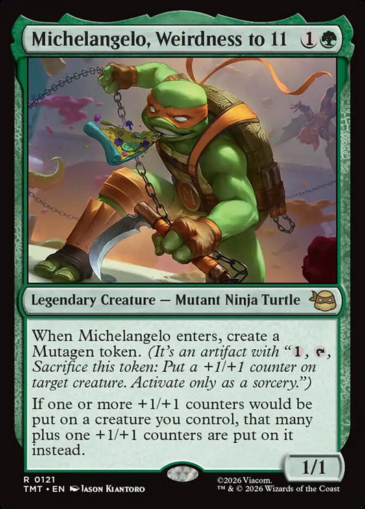 TMT-121 Michelangelo, Weirdness to 11 | Rare (EN)