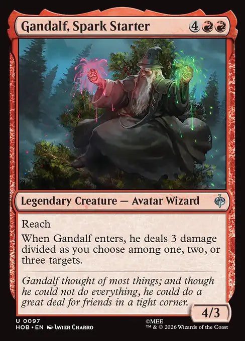 HOB-097 Gandalf, Spark Starter | Uncommon (EN)