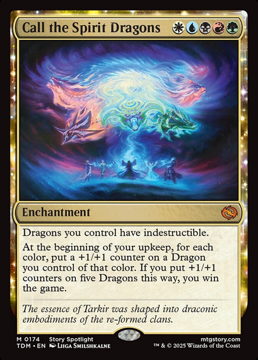 TDM-0174 | Call the Spirit Dragons | EN  | - | Non-Foil
