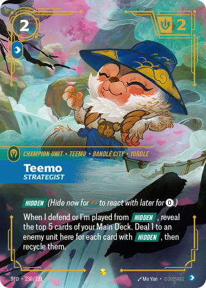SFD-230*/221 | Teemo, Strategist | Showcase