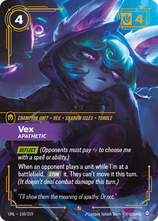 UNL-150/219 Vex - Apathetic | Epic