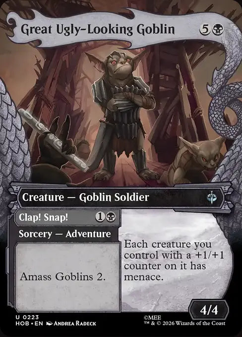 HOB-223 Great Ugly-Looking Goblin (Showcase) | Uncommon (EN)