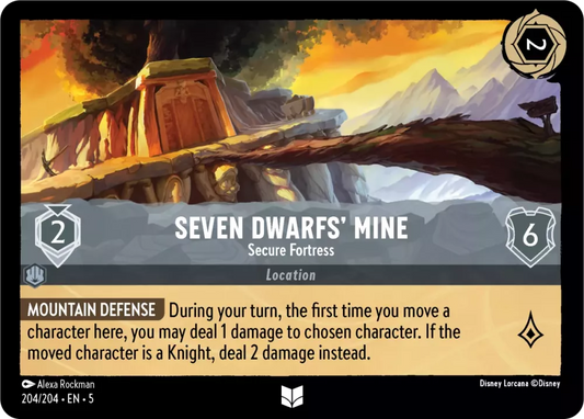 Set 5-204 | Seven Dwarfs' Mine - Secure Fortress | Uncommon