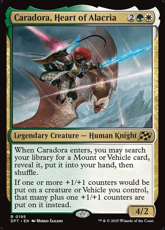DFT-195 Caradora, Heart of Alacria | Rare (EN)