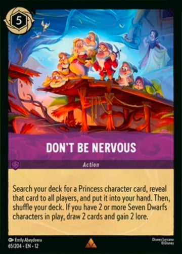 Set12-065 | Don't Be Nervous | Rare | Foil