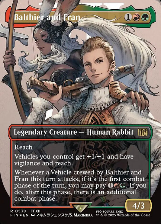 EN | Balthier and Fran| Surge Foil| FIN-538