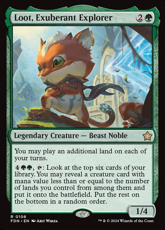 FDN-0106 | Loot, Exuberant Explorer | EN  | - | Foil
