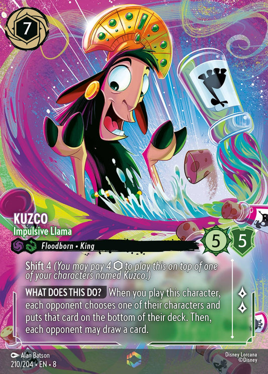 Set 8-210 | Kuzco - Impulsive Llama | Enchanted