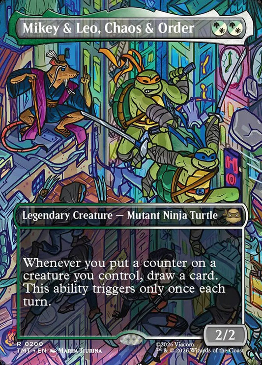 TMT-200 Mikey & Leo, Chaos & Order | Rare (EN)
