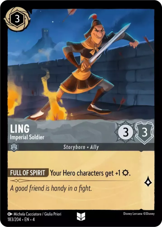 Set 4-183 | Ling - Imperial Soldier | Uncommon