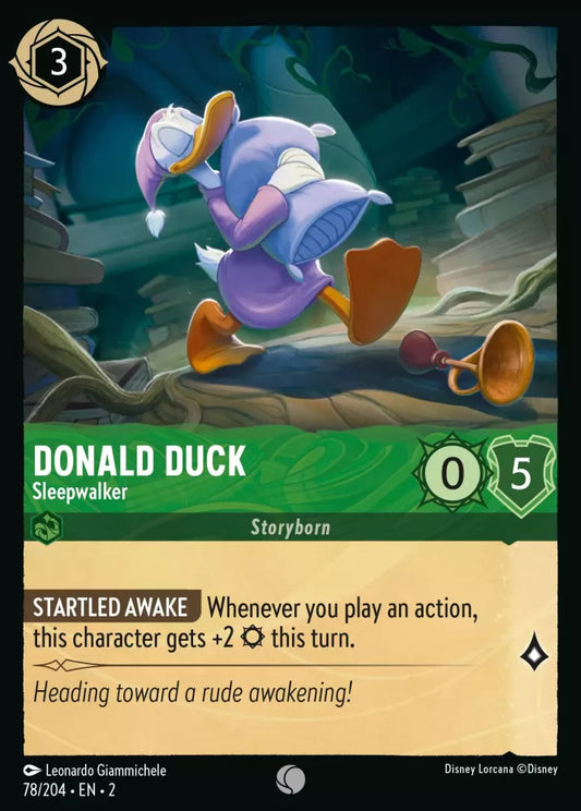 Set 2-078 | Donald Duck - Sleepwalker | Common