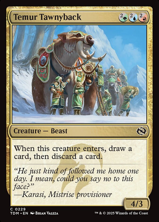 TDM-0229 | Temur Tawnyback | EN  | - | Foil