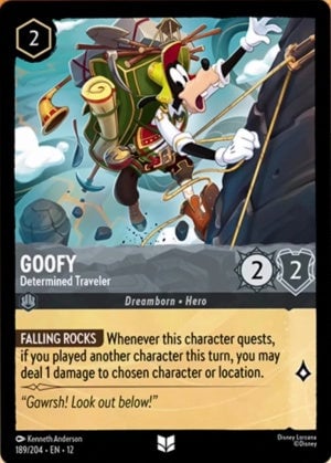 Set12-189 | Goofy – Determined Traveler | Uncommon | Non-Foil