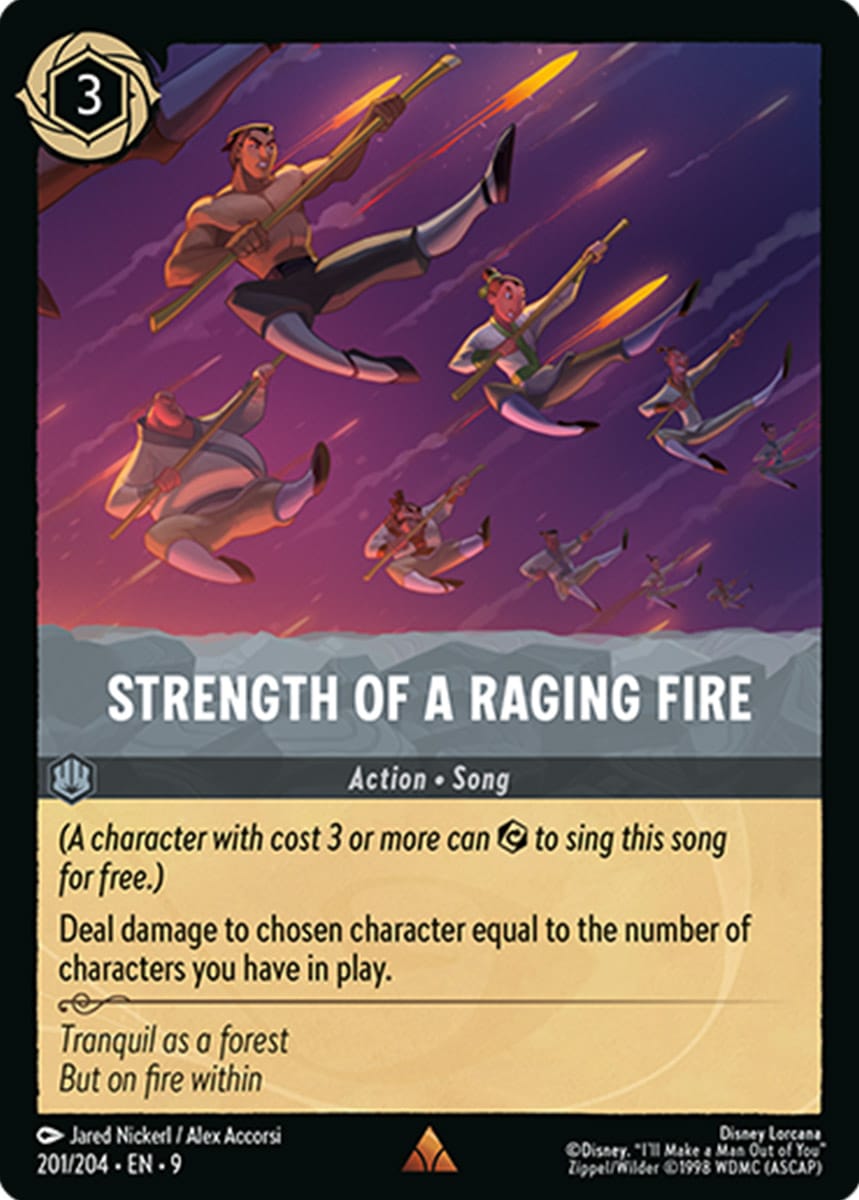 Set 9-201 | Strength of a Raging Fire | Rare