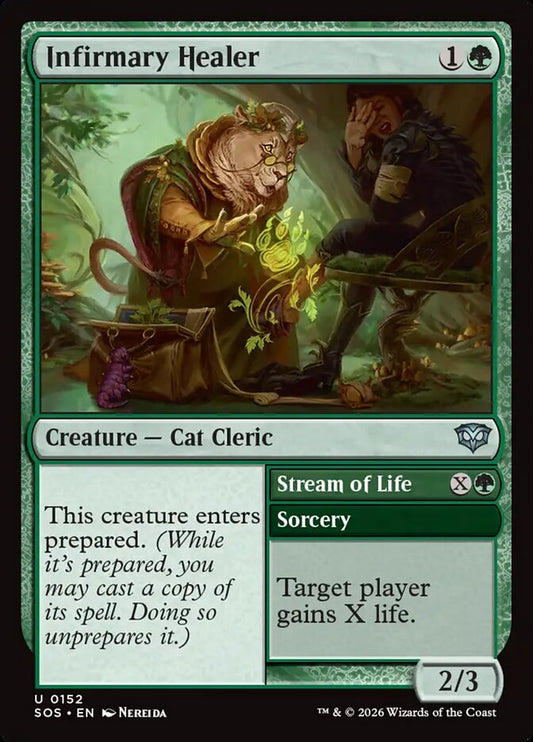 SOS-152  Infirmary Healer // Stream of Life -EN- U (Non-Foil)