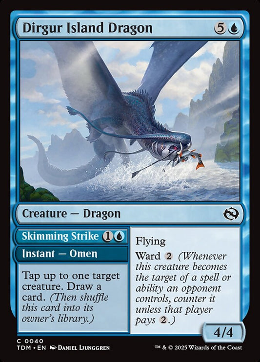 TDM-0040 | Dirgur Island Dragon // Skimming Strike | EN  | - | Non-Foil