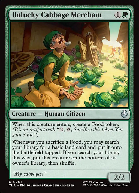TLA-0201 | Unlucky Cabbage Merchant | EN  | - | Non-Foil