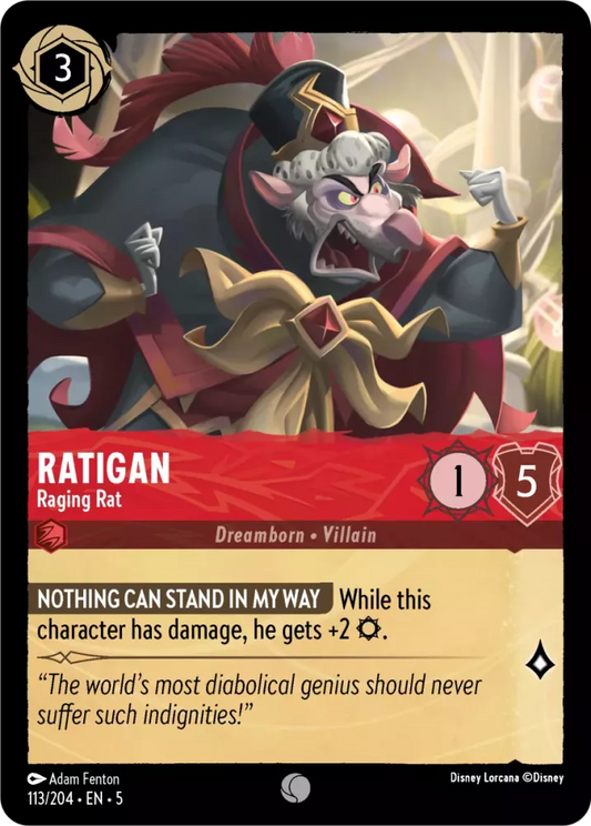 Set 5-113 | Ratigan - Raging Rat | Common