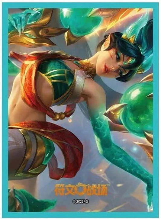 符文戰場：英雄聯盟對戰卡牌 起源 藝術卡套 聖鱗天尊 凱莎