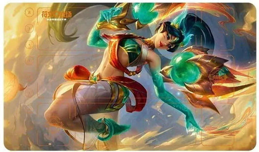 符文戰場：英雄聯盟對戰卡牌 起源 對戰卡墊 聖鱗天尊 凱莎