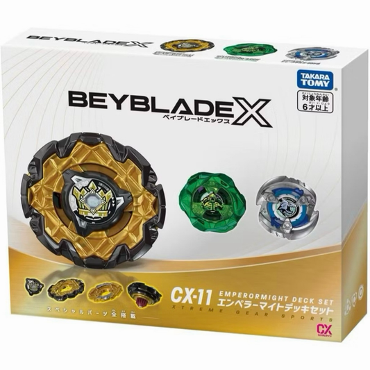 BeybladeX爆旋陀螺 X BBX-BOS BeybladeX CX-11 Deckset Em