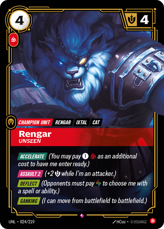 UNL-024/219 Rengar - Unseen | Rare