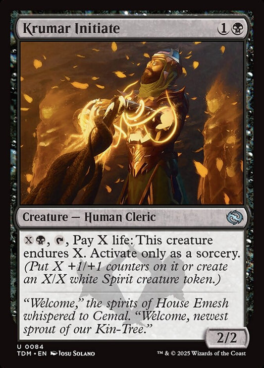 TDM-0084 | Krumar Initiate | EN  | - | Non-Foil