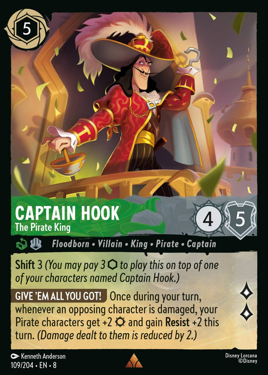 Set 8-109 | Captain Hook - The Pirate King | Rare