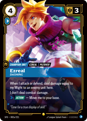 SFD-082a/221 | Ezreal, Dashing | Showcase