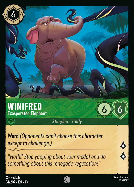 Set 13-84 Winifred - Exasperated Elephant | Common