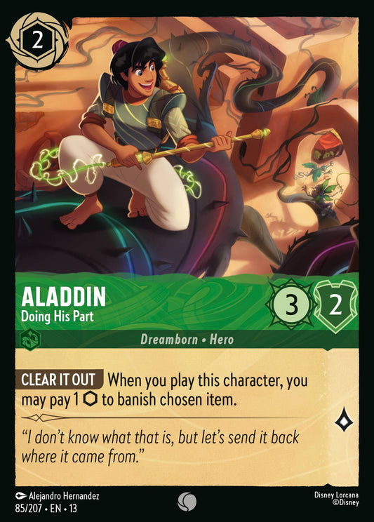 Set 13-85 Aladdin - Doing His Part | Common