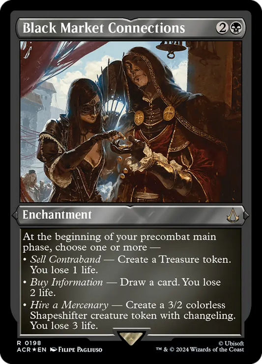ACR-198 Black Market Connections (Etched) | Rare (EN)