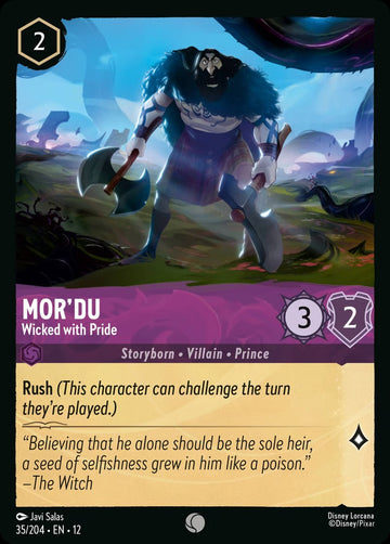 Set12-035 | Mor'du – Wicked with Pride | Common | Non-Foil