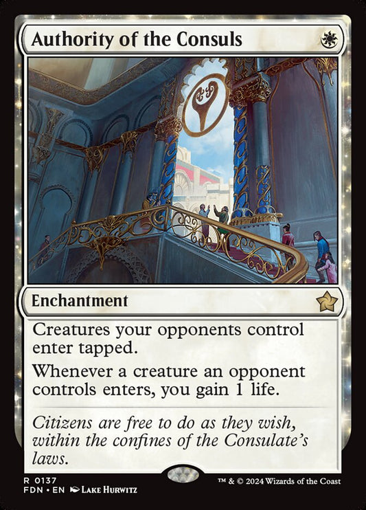 FDN-0137 | Authority of the Consuls | EN  | - | Foil