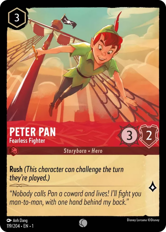 Set 1-119 | Peter Pan - Fearless Fighter |  Common