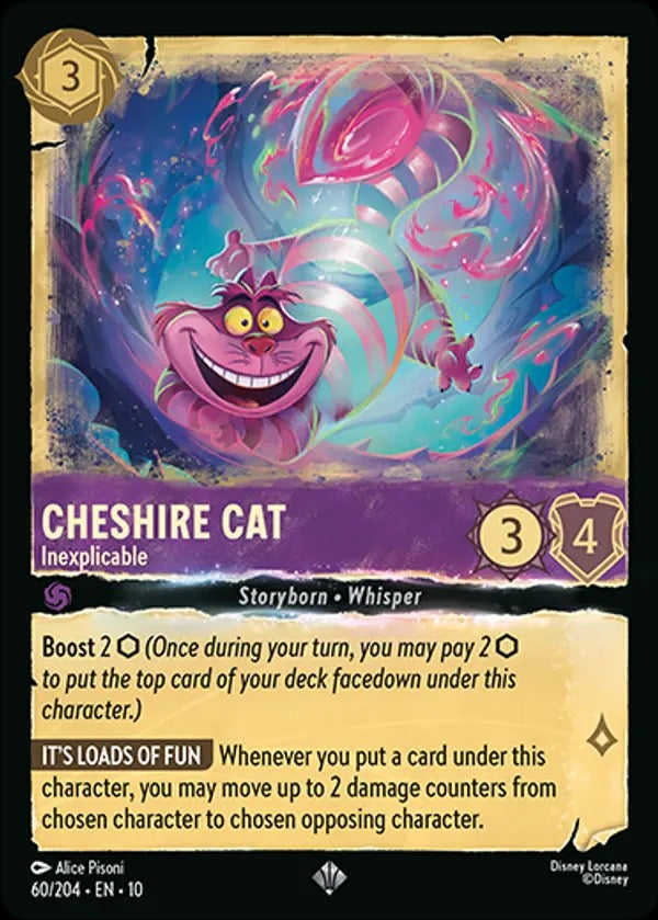 Set 10-060 | Cheshire Cat - Inexplicable | Super Rare