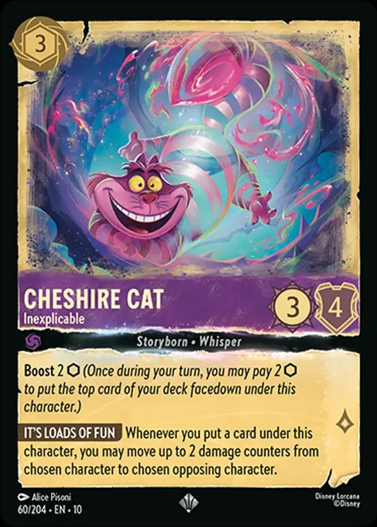 Set 10-060 | Cheshire Cat - Inexplicable | Super Rare