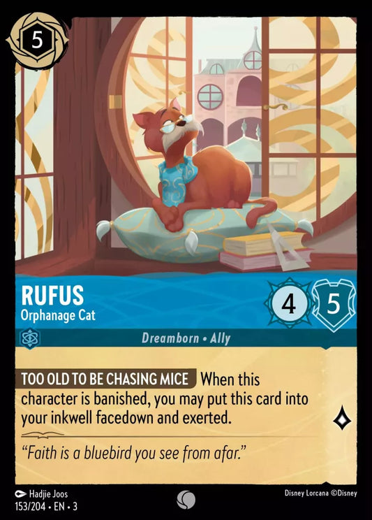 Set 3-153 | Rufus - Orphanage Cat | Common