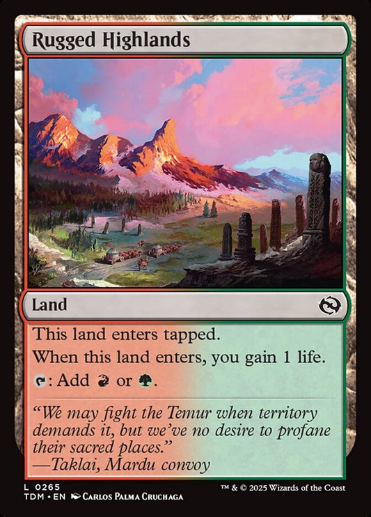 TDM-0265 | Rugged Highlands | EN  | - | Foil