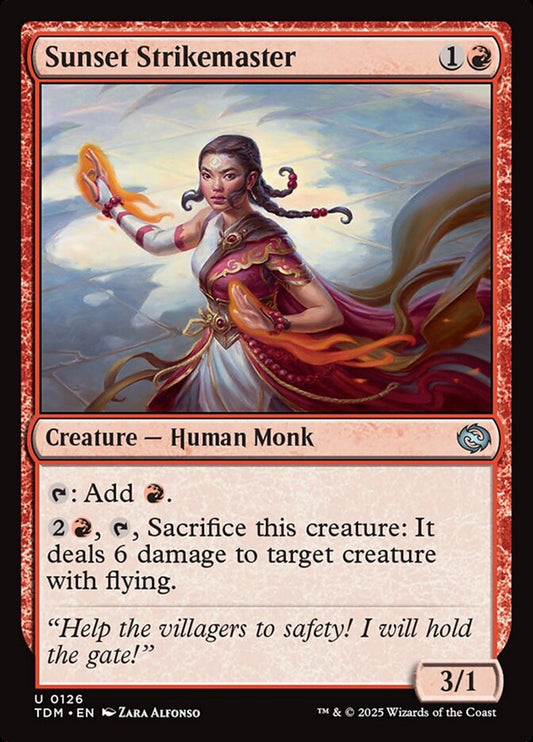 TDM-0126 | Sunset Strikemaster | EN  | - | Non-Foil