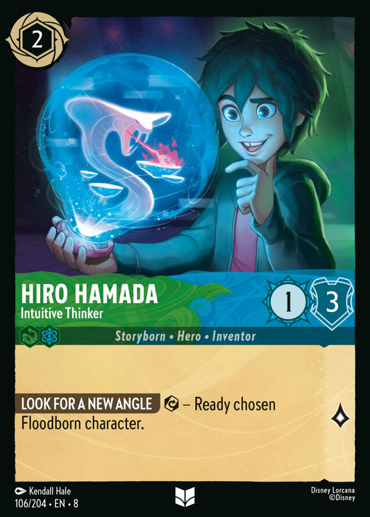 Set 8-106 | Hiro Hamada - Intuitive Thinker | Uncommon