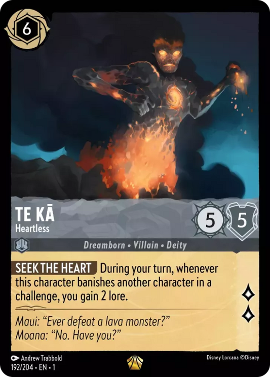 Set 1-192 | Te Kā - Heartless |  Legendary