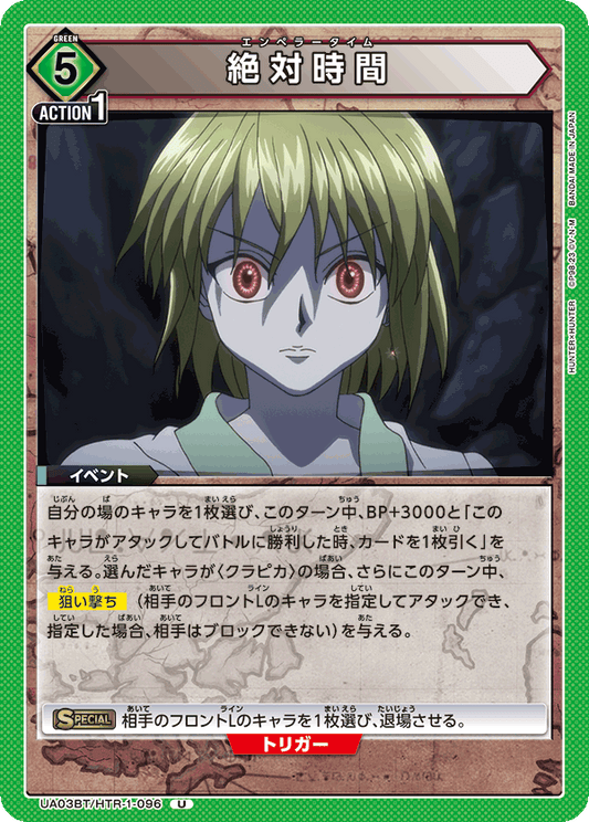 UA03BT/HTR-1-096  | 絶対時間 | U