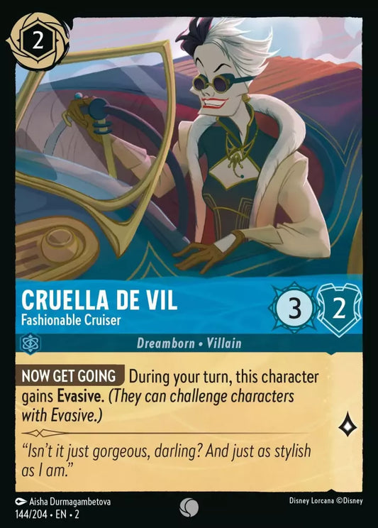 Set 2-144 | Cruella De Vil - Fashionable Cruiser | Common