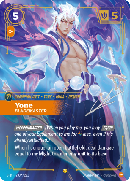 SFD-233*/221 | Yone, Blademaster | Showcase