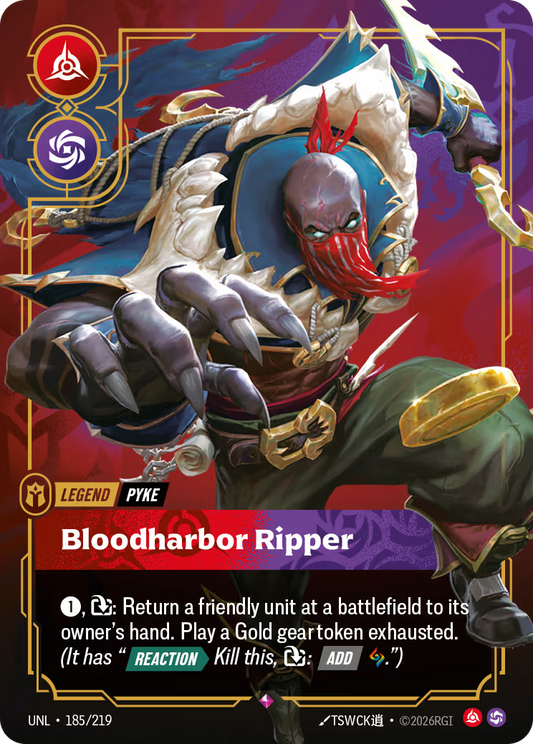 UNL-185/219 Pyke - Bloodharbor Ripper | Rare