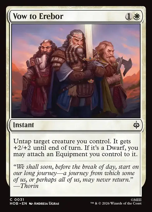 HOB-031 Vow to Erebor | Common (EN)
