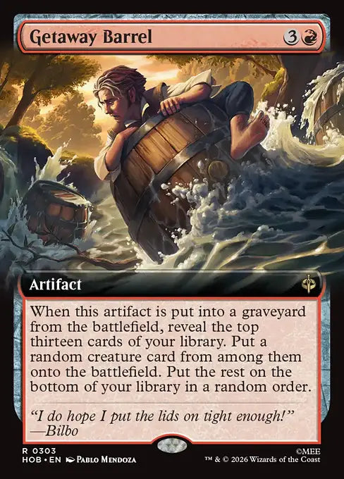 HOB-303 Getaway Barrel (Extended Art) | Rare (EN)
